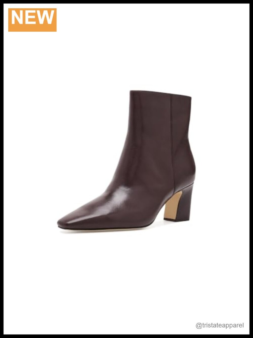 Leather Ankle Booties Snip Toe Pull On Women's Flat Heel Boots